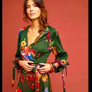 Anthropologie Floral Dress